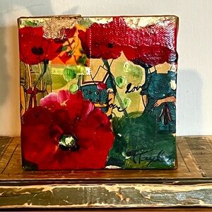 Vintage Tiffani Taylor Original Painting “Italy: Love, Love, Love.”Savannah, GA